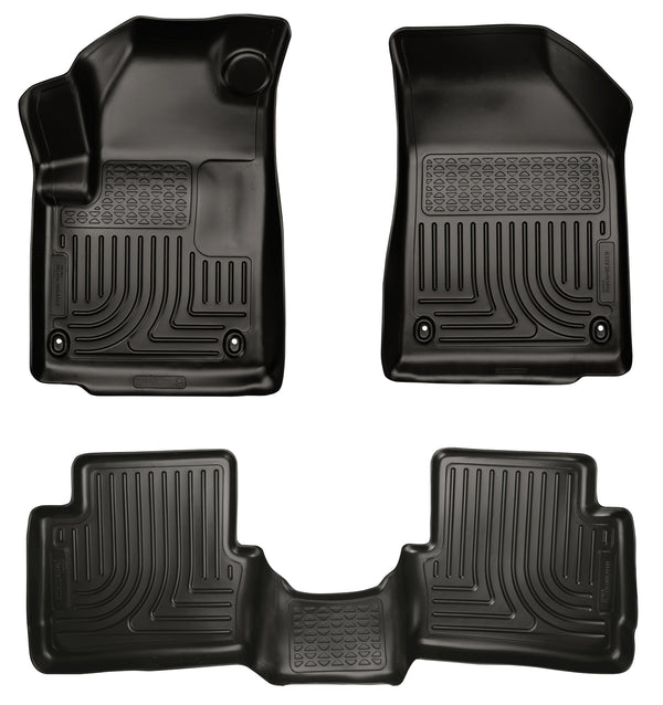2013-2015 Dodge Dart Husky Liners All Weather WEATHERBEATER Set Floor Mats F&R-0