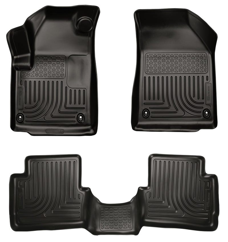 2013-2015 Dodge Dart Husky Liners All Weather WEATHERBEATER Set Floor Mats F&R-0