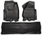 2012-2015 Ford F250 350 450 Crew Cab Floor Mats Black Husky Liners WeatherBEATER-0