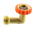 A01-0020VP Hose Saver 90° Brass Lead-Free Carded Camper RV Travel Trailer