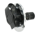 A01-0165 Water Inlet 2-3/4" Die Cast Flange MPT Black Camper RV Travel Trailer