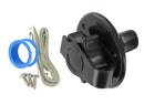 A01-0168BKVP Water Inlet 2-3/4" Flange MPT Black Carded Camper RV Travel Trailer