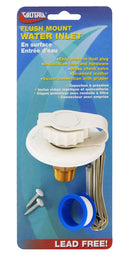 A01-0170LFVP Water Inlet 2-3/4" Flange MPT Lead-Free Camper RV Travel Trailer