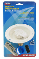 A01-0177LFVP Water Inlet Recessed Flange FPT Lead-Free Camper RV Travel Trailer
