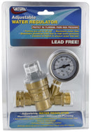A01-1117VP Adjustable Water Regulator Brass Lead-Free Camper RV Travel Trailer
