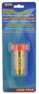 A01-1122 Hi-Flow Water Regulator Brass Lead-Free Bulk Camper RV Travel Trailer