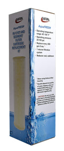 A01-1135 AquaFRESH Cyst & Sediment Filter 10" Single Camper RV Travel Trailer