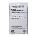 A01-2003VP Gravity Water Inlet White Carded Camper RV Travel Trailer Motorhome