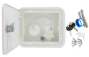 A01-2004VP Gravity/Plastic City Water Inlet Hatch White Camper RV Travel Trailer