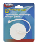 A0120SVP Gravity Water Inlet Cap White Carded Plastic Camper RV Travel Trailer