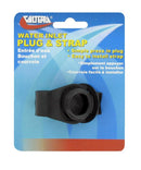 A0170SBKVP Water Inlet Plug 3/4" with Strap Black Camper RV Travel Trailer