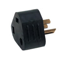 A10-0014 Electrical Adapter 30/15 Amp Bulk Mighty Black Camper RV Travel Trailer