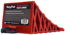 A10-0915 StayPut Wide Chock 5-3/4" wide Wheel Chock Red Camper RV Travel Trailer