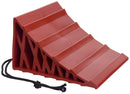 A10-0915 StayPut Wide Chock 5-3/4" wide Wheel Chock Red Camper RV Travel Trailer