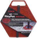 A10-0925 StayPut Jack Pad Small 4 pack Wrap Card Camper RV Travel Trailer