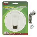 A10-2137VP Cable Hatch Medium Round White Carded Camper RV Travel Trailer