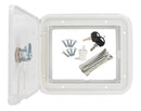 A10-2150VP Cable Hatch Medium Square White Carded Camper RV Travel Trailer