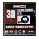 A10-3010EH Mighty Cord 30Amp Extension Cord with Handle Camper RV Travel Trailer