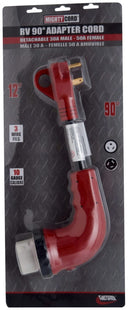 A10-3050D90VP 12" Red Carded Power Cord Adapter Mighty Camper RV Travel Trailer