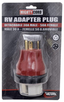 A10-3050DAVP Carded Power Cord Adapter Mighty 30 Amp Camper RV Travel Trailer