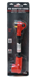 A10-3050FHVP 12" Red Carded Power Cord Adapter Mighty Camper RV Travel Trailer