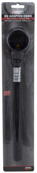 A10-30PFVP Mighty Cord 30 Amp Female Pigtail End 12" Camper RV Travel Trailer