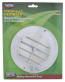 A10-3335VP Heating and A/C Register 4" Rotating Plastic Camper RV Travel Trailer