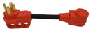 A10-5030F 12" Red Bulk Power Cord Adapter Mighty 50 Amp Camper RV Travel Trailer