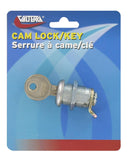 A520VP Cam Lock With 751 Key 5/8" Carded Lock Cylinder Camper RV Travel Trailer