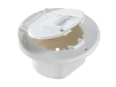 Electrical Cord Hatch Round 2.8" Cut Out Polar White RV Camper Travel Trailer