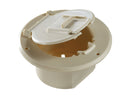 Electrical Cord Hatch Round 2.8" Cut Out Colonial White RV Camper Travel Trailer