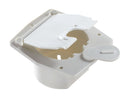 Electrical Cord Hatch 3" Cut Out Basic Polar White RV Camper Travel Trailer
