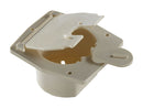 Electrical Cord Hatch 3" Cut Out Basic Colonial White RV Camper Travel Trailer
