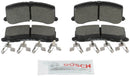 Front Ceramic Brake Pad Set with Hardware for Suzuki Esteem 1995–2002