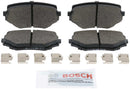 Front Ceramic Brake Pad Set with Hardware for Suzuki Grand Vitara, Sidekick and XL-7