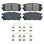 Rear Semi-Metallic Brake Pad Set for Suzuki XL-7