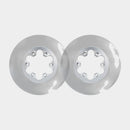 Pair of Front Brake Rotors for Isuzu i-280 i-350 i-290 i-370