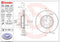 Pair of New Brembo Front Brake Rotors for Volvo 850 V70 S90 V90