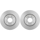 Pair of Front Rotors for Mercedes-Benz C230 C280 E300 SLK230