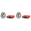 Pair of Front Rotors for Mercedes-Benz SL500 SL600