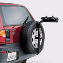 3 Bike Spare Tire Mount Bike Rack Heavy Duty Steel Black Powder Coat Padded