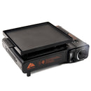 2-in-1 Portable Butane Griddle and Stove 7,650 BTU Piezo Ignition