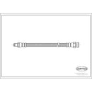 Brake Hose for Mercedes-Benz E420 E500 SL320 SL500 SL600