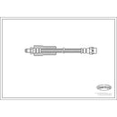 Front Brake Hose for BMW 740i 740iL 750iL E38