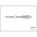 Rear Brake Hose for BMW 528i 540i 740i 740iL 750iL E38 E39