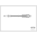 Brake Hose for BMW 525i 528i 540i M5 E34 E39