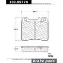 Front Brake Pad Set for Mercedes-Benz 600SEC 600SEL S320 S350 S420 S500 S600