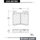 Front Brake Pad Set for Mercedes-Benz 300SD 300SE S320 S350