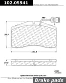 Front Brake Pad Set Audi S8 2001