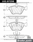 Front Brake Pad Set for BMW 525i 528i E39